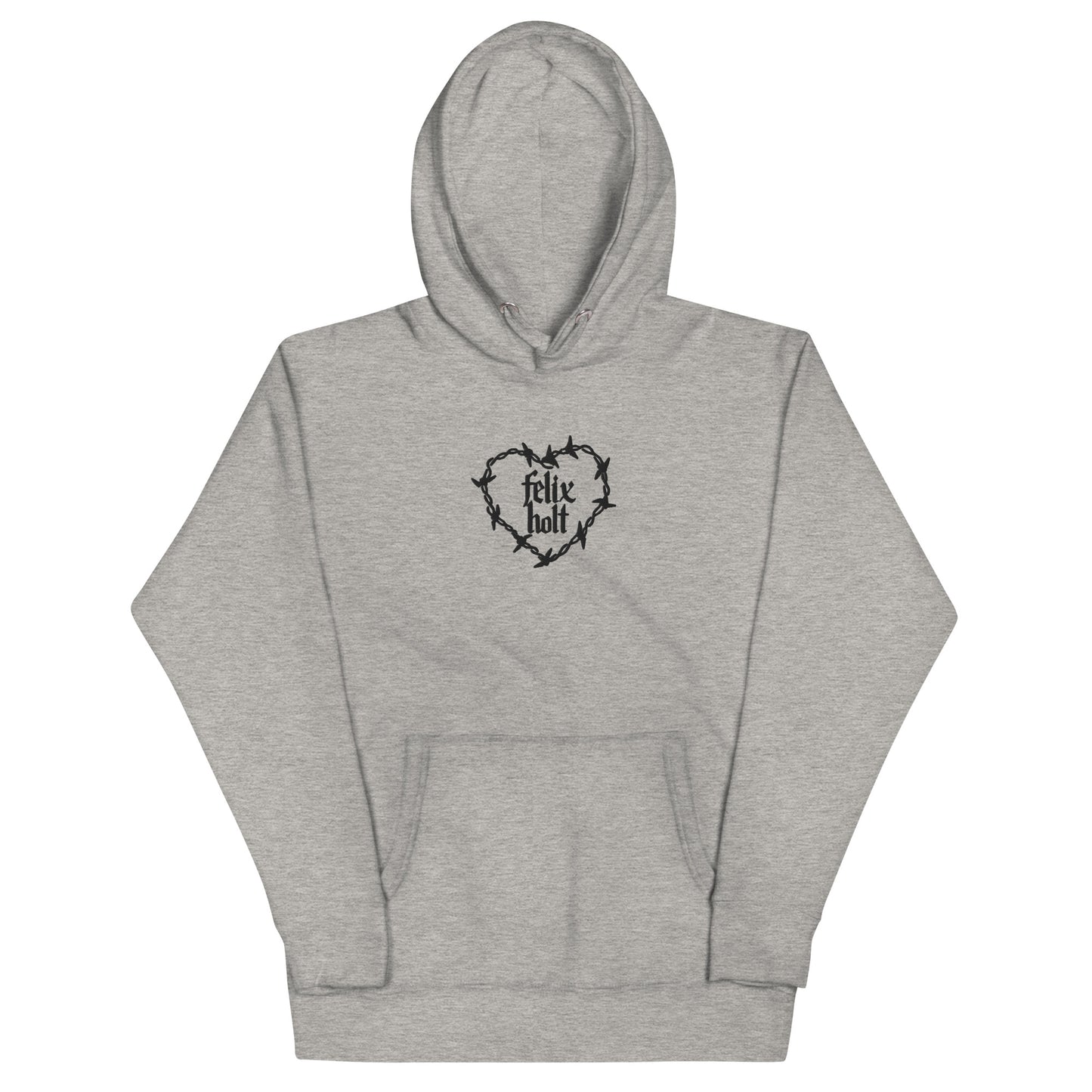 Barbed Heart - Embroidered - Unisex Hoodie